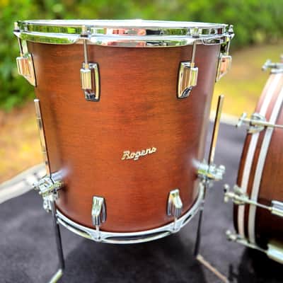 Rogers Cleveland 3-Piece Shell Pack in Satin Dark Mahogany, 22/13/16 image 10