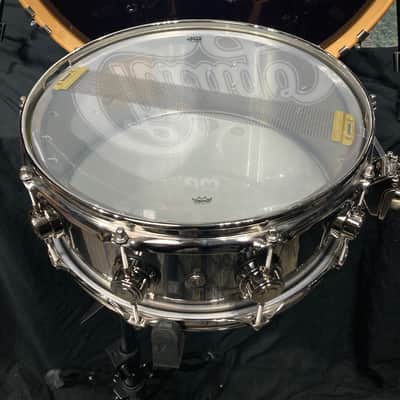 Tris Imboden's, Chicago, 5.5x14" Collector's Series Stainless Steel Snare Drum 2000s image 19
