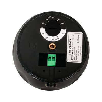 PAC80X4PD4B | Commercial Restaurant Power Amplifier Pendant Speaker Set, w/ a 2-Zone 70V/100V Amplifier w/ Bluetooth and 4 x Pendant Speakers, Black image 10