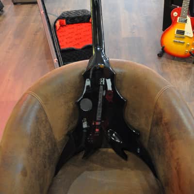 B.C. Rich Draco Supreme Flame Transparent Red image 8