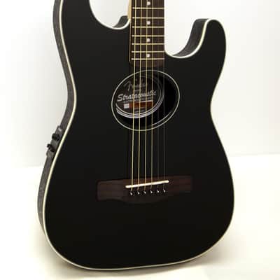 Fender Stratacoustic Standard Acoustic-Electric Guitar - Black image 1