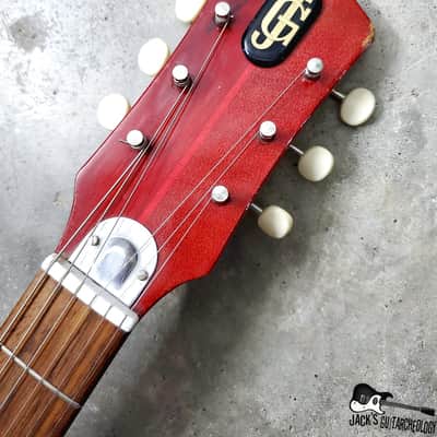 RARE Julio Giulietti  Model A2 Italian Semi-Hollow Jazzbox Electric Guitar w/ OHSC! (1962, Cherry) image 22