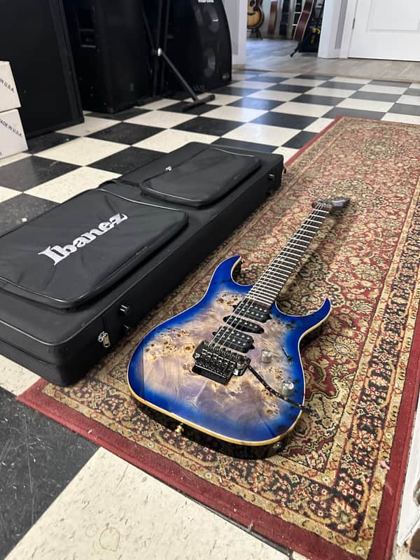 Ibanez RG1070PBZ-CBB Premium 2017 - 2019 - Cerulean Blue Burst