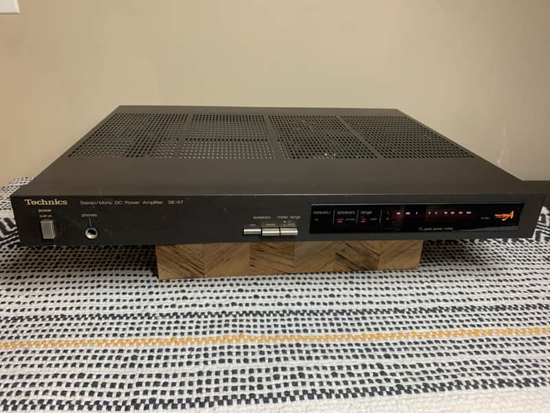 Technics SE-A7 Stereo/Mono DC Power Amplifier | Reverb