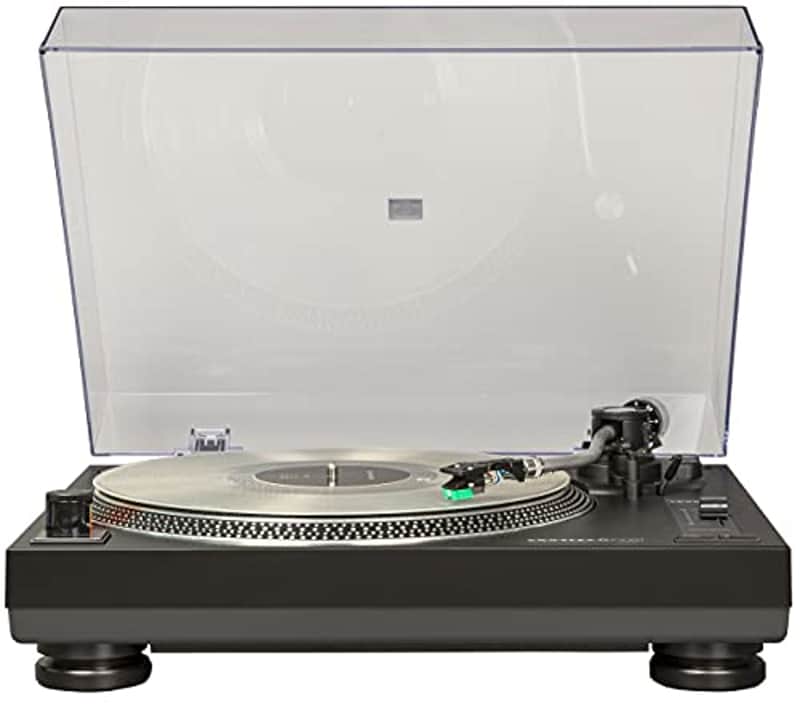 Crosley C100BT-BK Belt-Drive Bluetooth Turntable Black (Open Box) image 1