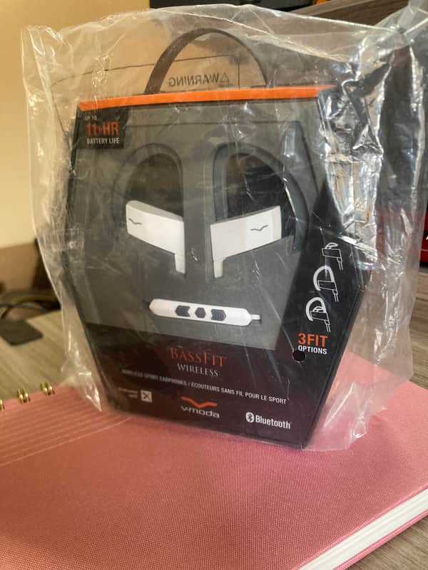 V-Moda Bassfit Wireless Headphones 2025 - White image 1