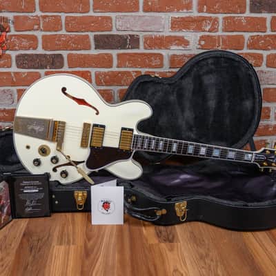Gibson Custom Shop "Inspired By" Alex Lifeson ES-355 Alpine White 2008 w/OHSC image 2