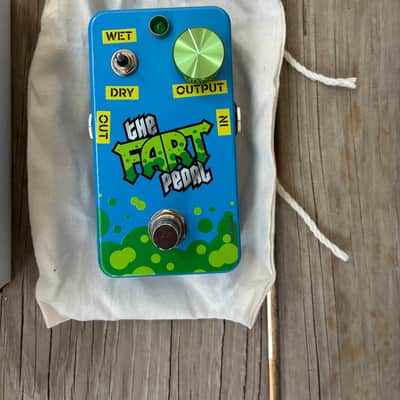 Fart Pedal The Fart Pedal 2022 - Farty Blue electric guitar puddle with box image 2