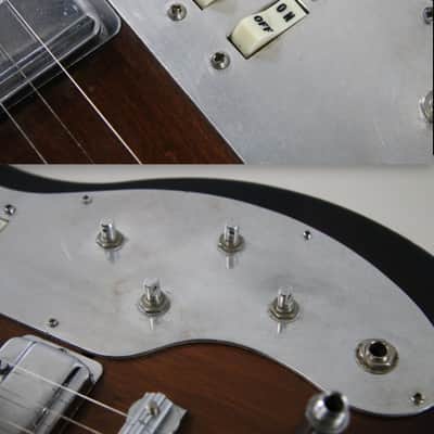 1960s Teisco WG-2L Electric Guitar Japan Sunburst (Needs Work) - Free Shipping image 14