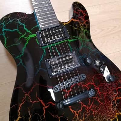 ESP LTD Eclipse '87 NT 2021 - Present - Rainbow Crackle image 2