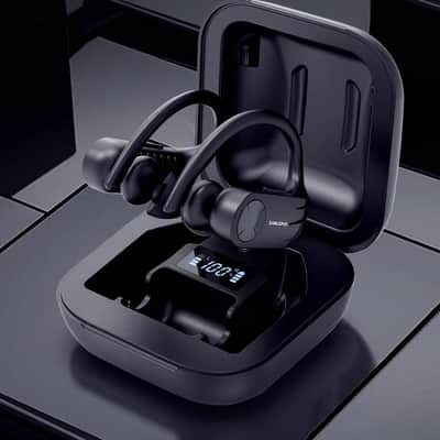 Led Display Bluetooth Wireless Headphones - TWS Stereo Earbuds image 9