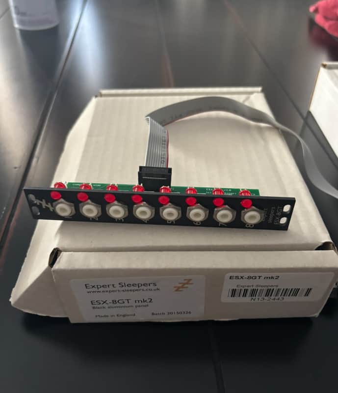 Expert Sleepers ESX-8GT MK2 Gate Expander Eurorack Synth Module 2014 - 2016 - Black image 1