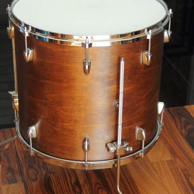 Yamaha Maple Custom Absolute - vintage black 18" floor tom image 9