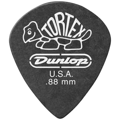 482P88 Tortex Pitch Black Jazz III 0,88 mm Sachet de 12 Dunlop image 2