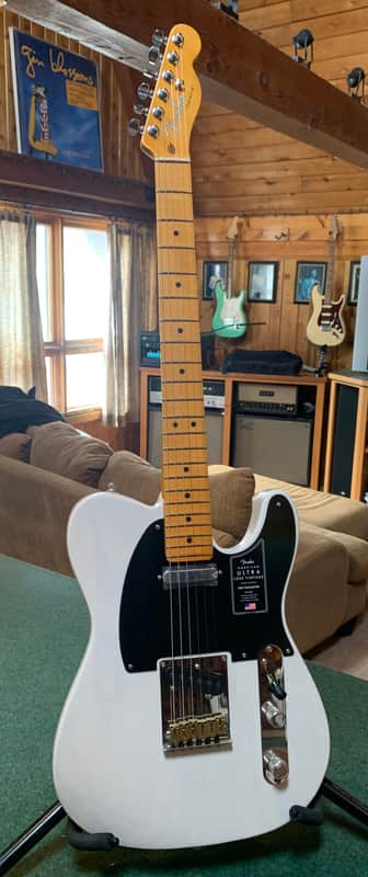 Fender American Ultra Luxe Vintage '50s Telecaster 2025 - Present - White Blonde