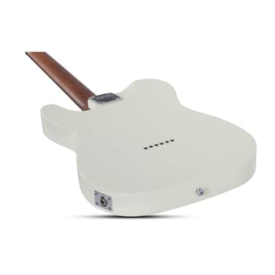 Schecter Nick Johnston Signature PT Electric Guitar in Atomic Snow with Schecter Universal Hard Shell Carrying Case image 8