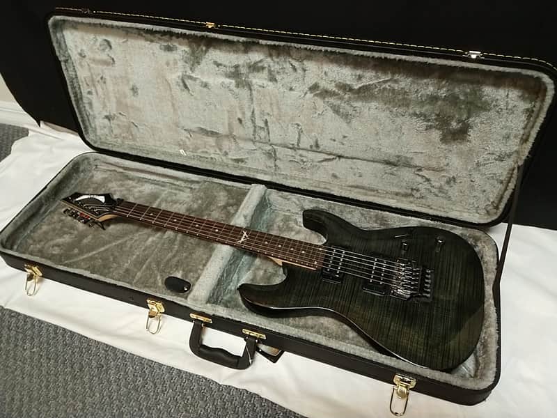 DEAN Custom 350 F Floyd electric GUITAR new Trans Black w/ HARD