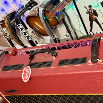 Vox AC30C2 2x12” Custom Limited Edition 2-Channel 30-Watt 2x12" Guitar Combo Classic Vintage Red image 8