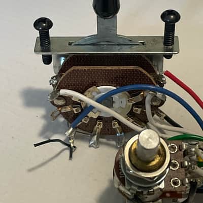 2010's Era MIM Charvel San Dimas Pro Mod 2H Guitar Complete Electronics Wiring Volume Pot Jack image 4