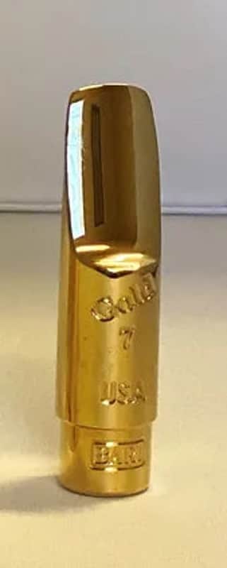 Bari Woodwind Gold Soprano Saxophone Mouthpiece-#6 (.065) image 1