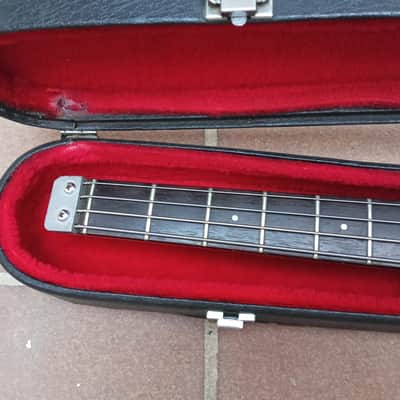 1985 Hondo Alien Headless Bass with original Hardcase retro vintage made in Japan image 3
