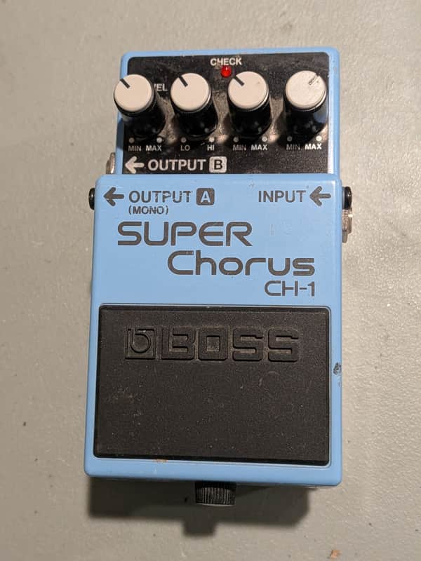 Boss CH-1 Super Chorus (Dark Gray Label) 2001 - Present - Blue image 1