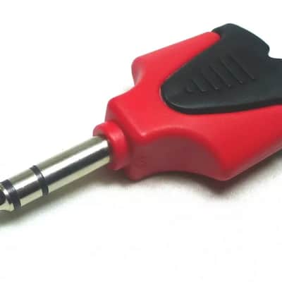 LASE Professional 2 x 3.5mm Stereo Jack to1 x 1/4"(6.3mm) Stereo Plug Adapter. image 3