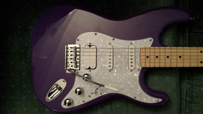 ~Cashified~ Kramer Strat-Style Purple Rock 'n' Roller image 1