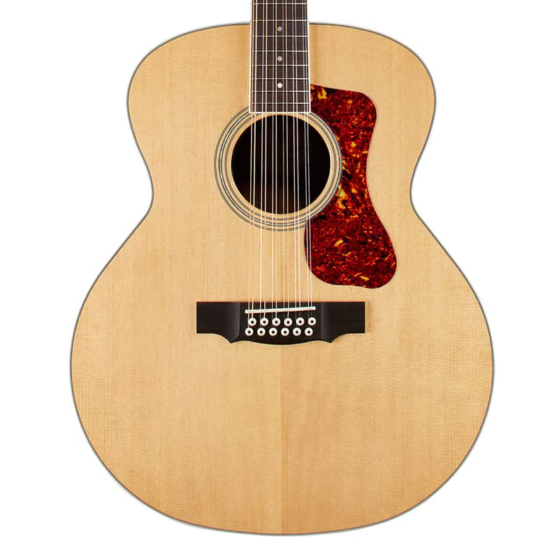Guild F-2512E Deluxe Rosewood Archback 12-String A/E Guitar - Natural - B-Stock image 1
