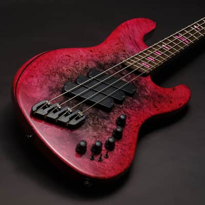 Dingwall Super J 4 - Charcoal to Pink Reverse Burst image 2
