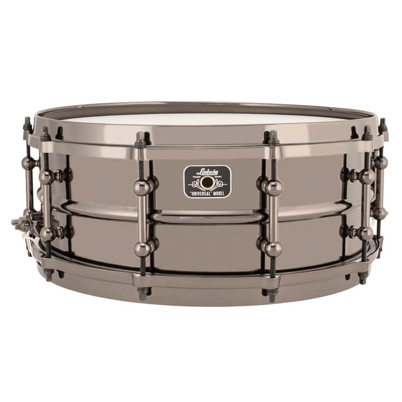 Ludwig LU5514 Universal Brass 5.5x14" Snare Drum with Die-Cast Hoops image 1
