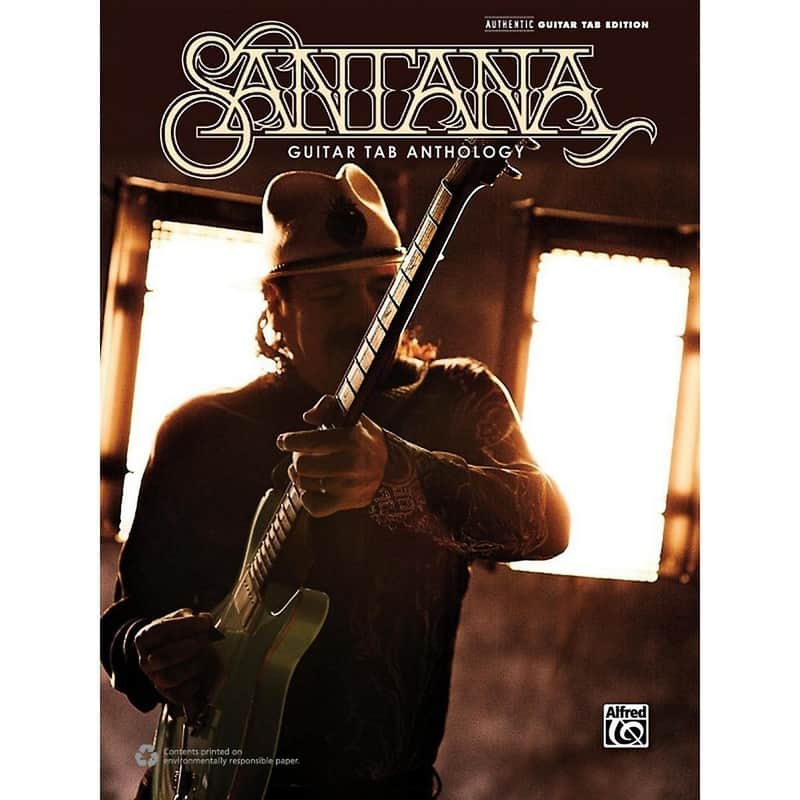 Alfred 00-44289 Santana Guitar TAB Anthology image 1