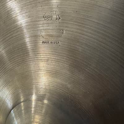 Zildjian 12" A. Zildjian Transition Stamp Hi-Hat Cymbals (Pair) 1946 - 1953 - Traditional image 5
