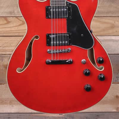 Ibanez AS7312 12-String Semi-Hollowbody Guitar Transparent Cherry Red image 1