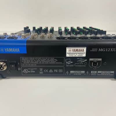 Yamaha MG12XUK 12 Channel Analog Mixer 2018 - Present - Black image 3