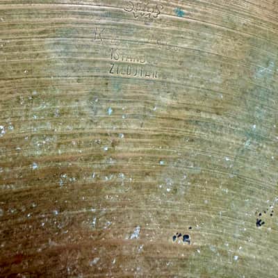Zildjian K Istanbul 20” New Stamp Cymbal 1967-77 2334g VIDEO DEMO image 4