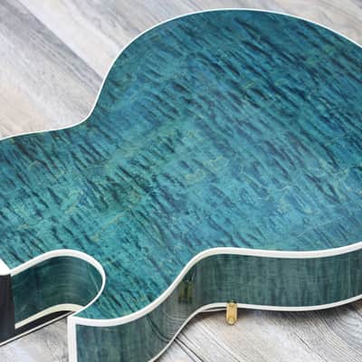 One of a Kind! Gibson L-4 CES Master Model Custom Shop 1997 Turqoise + OHSC! image 17
