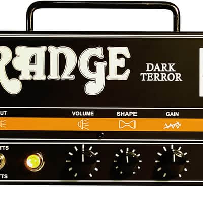 Orange Dark Terror Model DA15H 15 Watt Mini Tube Head Electric Guitar Amplifier image 2
