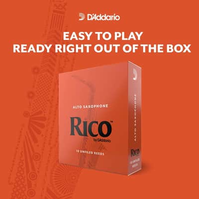 D'Addario Rico Organic Alto Saxophone Reeds, Strength 2.5, Pack of 10 image 3