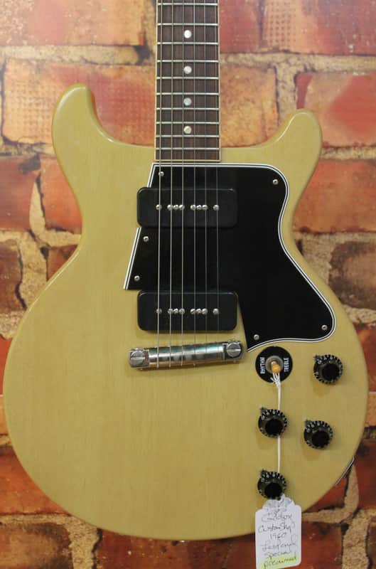 2018 Gibson Custom Shop '60 Les Paul Special DC RI - TV Yellow image 1