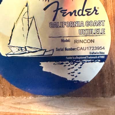 Fender California Coast Ukulele Rincon With Electronics image 5
