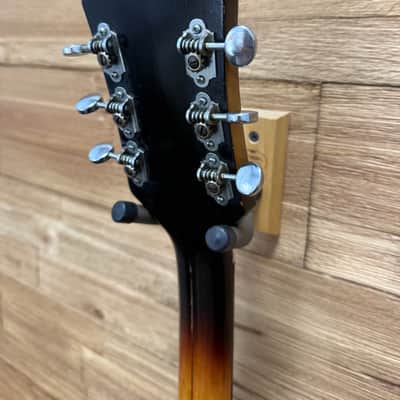 Gretsch 6124 Single Anniversary Hollow Body Guitar 1961 - Shaded Golden Sunburst w/non orig hard case image 17