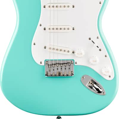 SQUIER - Squier Sonic Stratocaster HT  Maple Fingerboard  White Pickguard  Sea Foam Green - 0373252549 image 3