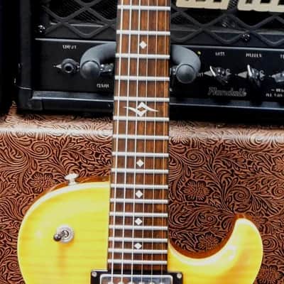 2009 DBZ Bolero Single Cut Electric Guitar! Amber Flame Maple Finish! VERY NICE!!! image 3