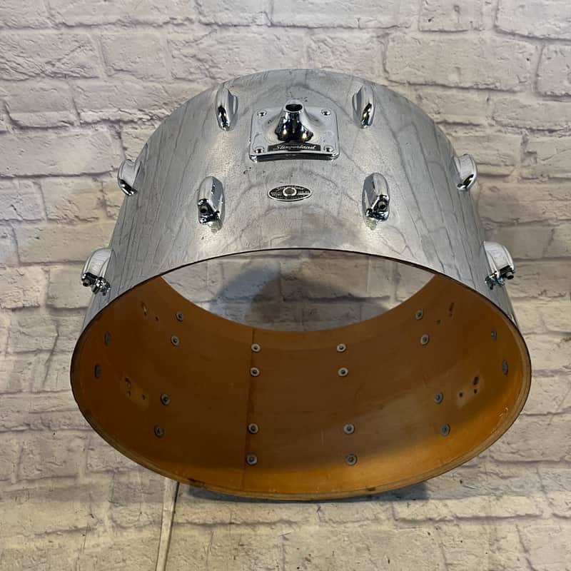 Slingerland 1970s 22 Kick Drum Shell Chrome Over Wood image 1