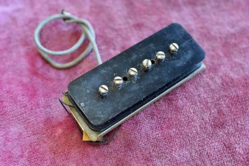 Vintage 1956 Gibson P-90 P90 Pickup 8.01k Soapbar Les Paul Goldtop Custom image 1