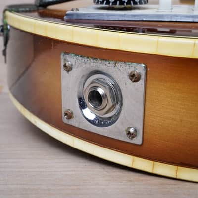 Greco VB-360 Violin Bass MIJ Vintage 1970s Sunburst Maxon Pickups w/ OHSC image 9