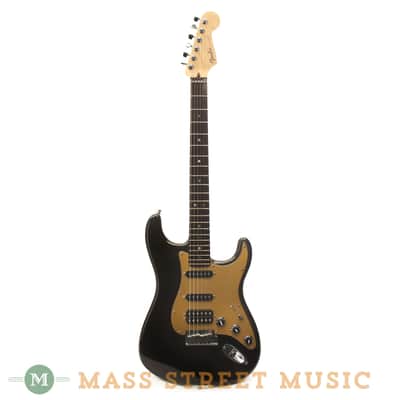 Fender - 2006 American Deluxe HSS 60th Anniversary Stratocaster - Black image 9