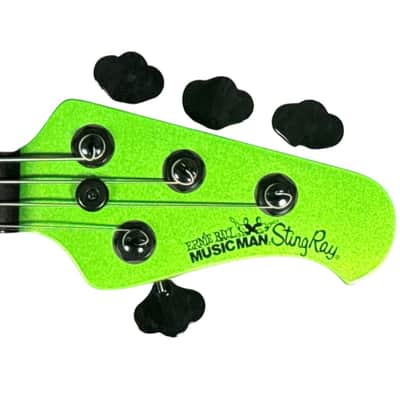Ernie Ball Music Man StingRay 4 Special Kiwi Green/Ebony 9 LBS *IN STOCK* image 10