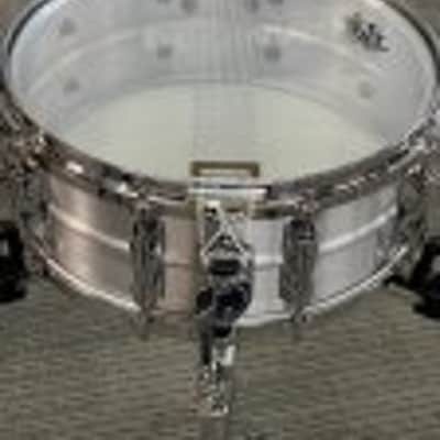 YAMAHA RAS-1455 14X5.5 RECORDING CUSTOM ALUMINUM SNARE DRUM - FLOOR MODEL image 6